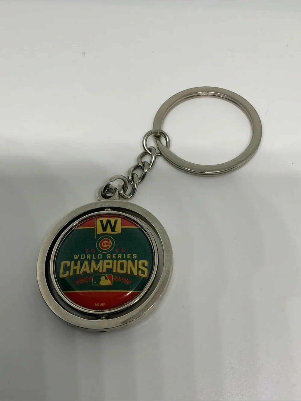 Chicago Cubs 2016 MLB World Series Champions Spinning Key Ring